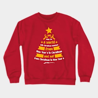 Christmas holidays Crewneck Sweatshirt